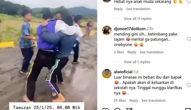 Video Viral Duel Pelajar di Sukabumi Sudah Diubah, Ternyata Begini Faktanya