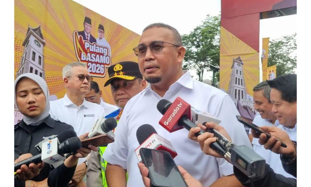 Andre Rosiade Lepas 250 Bus Mudik Gratis Pulang Basamo dari Jakarta ke Sumatera Barat