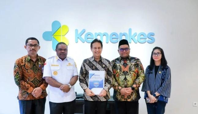Bupati Manokwari Minta Dukungan Menkes untuk Pembangunan RSUD dan Puskesmas di Papua Barat