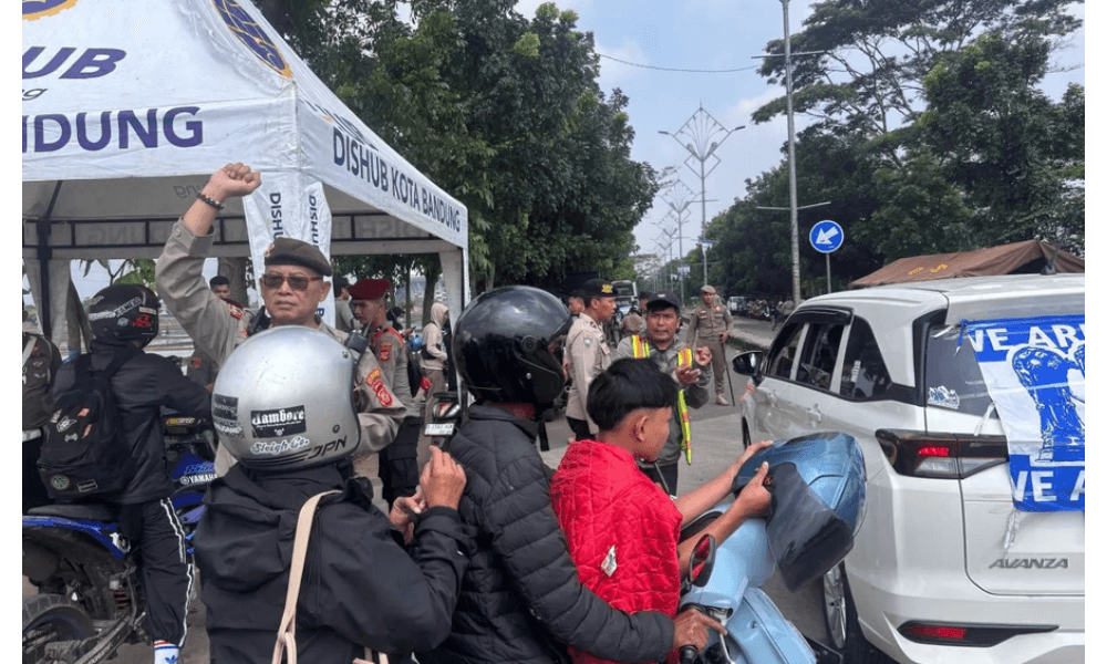 Ribuan Personel Amankan Laga Persib vs Bali United di GBLA