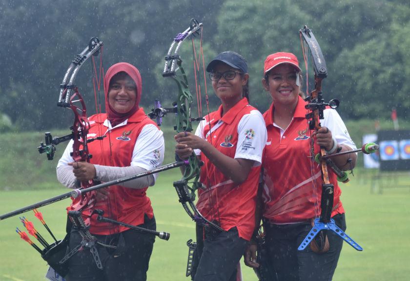 Trio Srikandi Indonesia Raih Medali Emas di Test Event Asian Games 2018