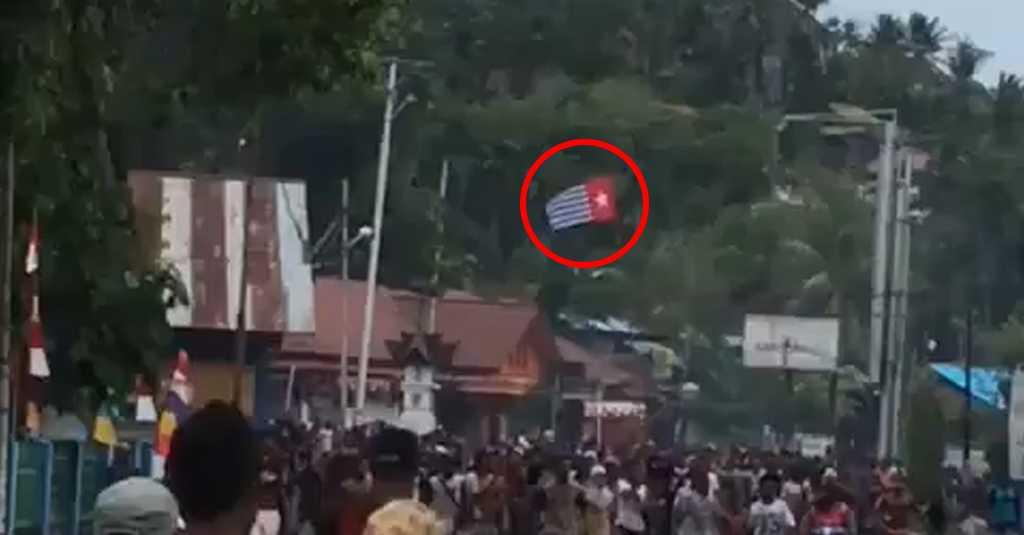 Kibarkan Bendera Bintang Kejora di Depan Istana, 6 Orang Jadi Tersangka