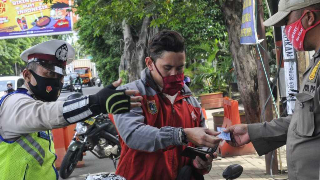 DKI Kumpulkan Rp5,5 Miliar dari Denda Pelanggaran PSBB