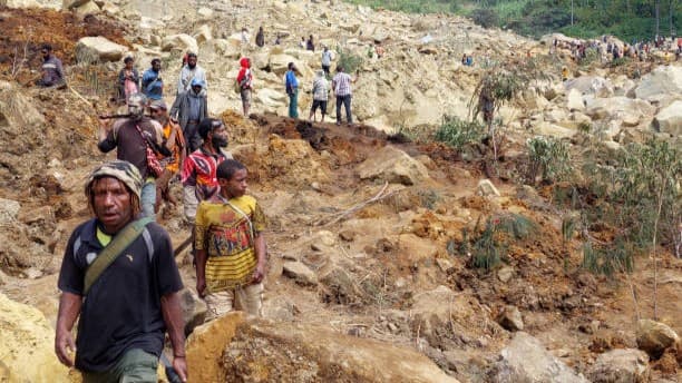 2.000 Warga Tertimbun Tanah Longsor di Papua Nugini, Baru 6 Jasad yang Ditemukan