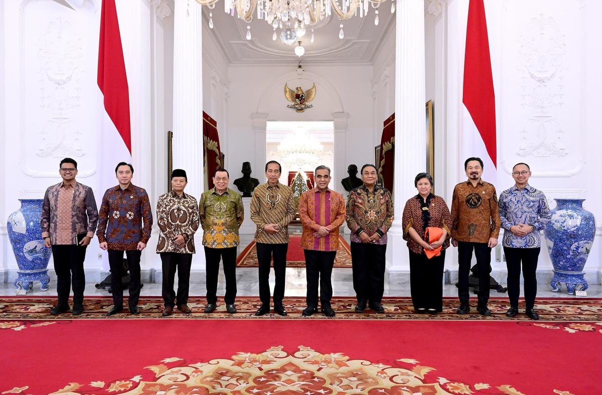 Presiden Jokowi Terima Kunjungan Pimpinan MPR RI, Pastikan Hadiri Pelantikan Prabowo-Gibran