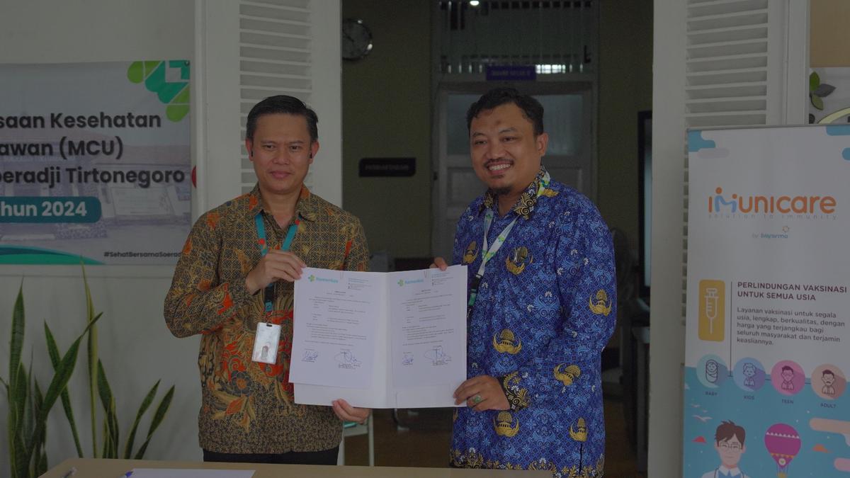 Bio Farma Serahkan Hibah 300 Vaksin HPV ke RSTT Klaten