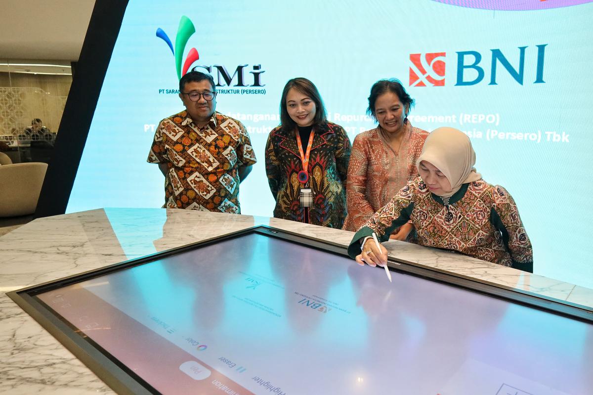 BNI dan SMI Jalin Kerja Sama Repo Rp550 Miliar