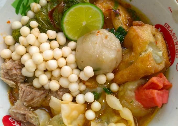 Sajian Buka Puasa yang Gurih dan Nagih, Ini Resep Baso Aci Tulang Rangu