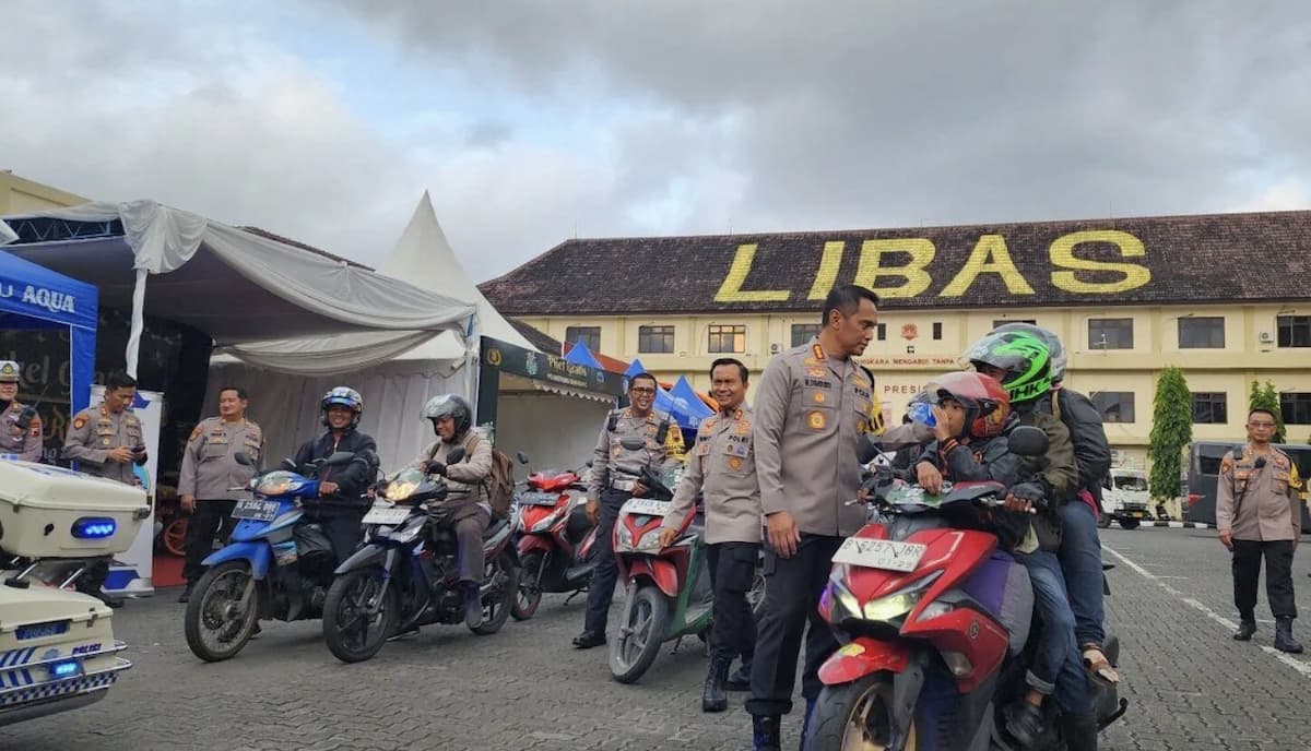 Program Valet and Ride Polda Jateng Berjalan, 21 Motor Pemudik Tiba di Semarang