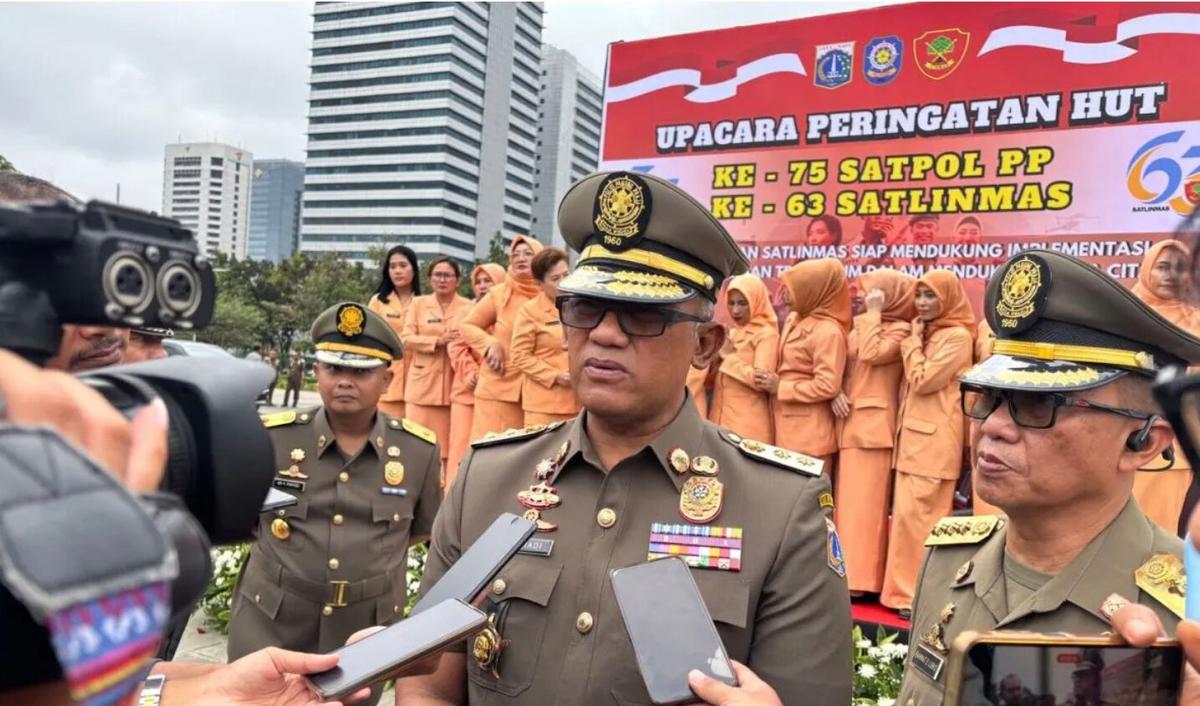Satpol PP Jakarta Kerahkan 1.300 Personel Jaga Ketertiban saat Hari Raya Idul Fitri
