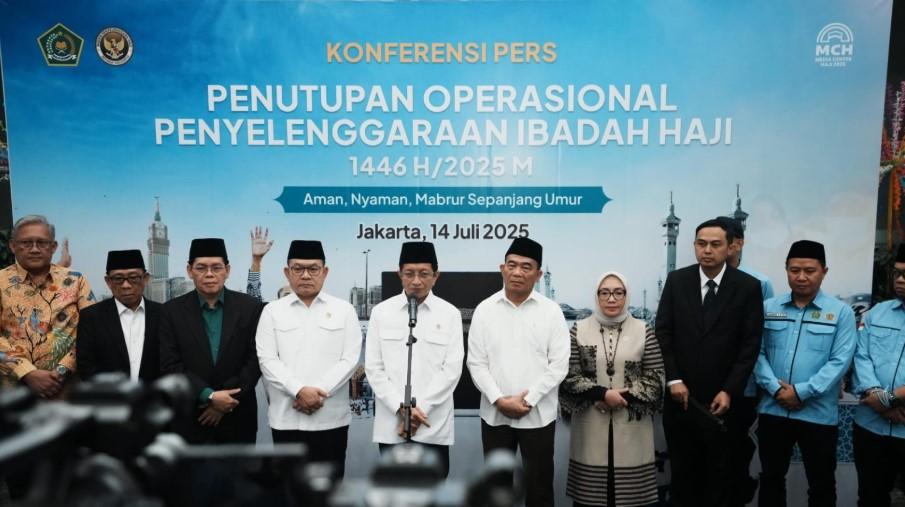 Tutup Sukses Operasional Haji 2025, Menag Jelaskan Formula 5BPH