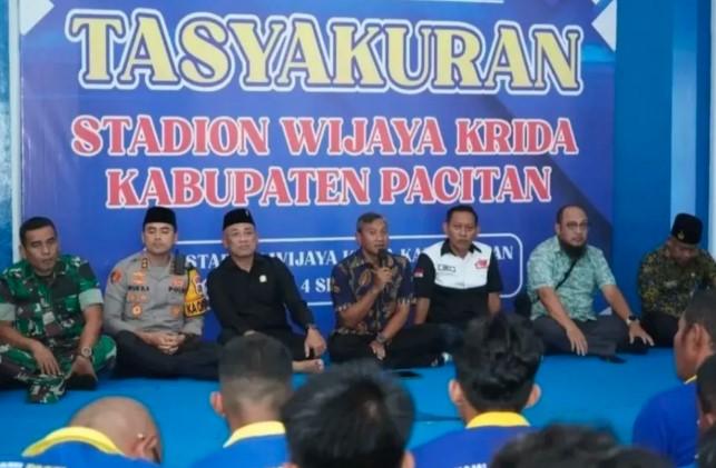 SBY Resmikan Nama Stadion dan GOR Pacitan Menjadi "Wijaya Krida"