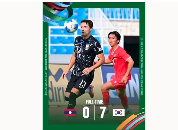 Korea Selatan Libas Laos 7-0 di Kualifikasi Piala Asia U-23 2026, Cho Sang-hyeok Cetak Hattrick