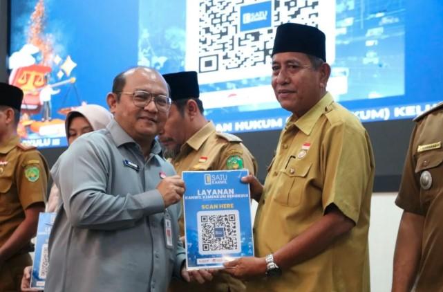 Kemenkumham Bengkulu Luncurkan QR Code Satu Kanwil, Permudah Akses Layanan Hukum Digital