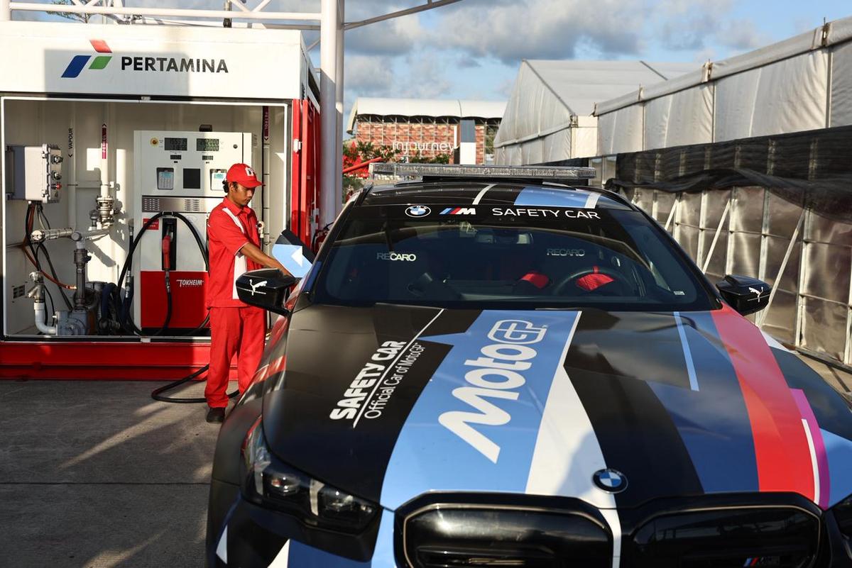Official Safety Car MotoGP di Mandalika Gunakan Pertamax Turbo untuk Bahan Bakar