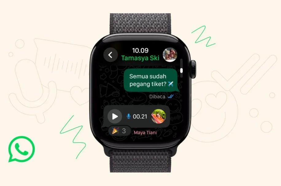 WhatsApp Kini Hadir di Apple Watch, Bawa Fitur Lengkap Tanpa Perlu iPhone