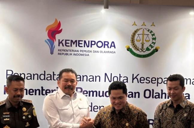 Kemenpora dan Kejaksaan Agung Sepakati MoU untuk Pengawasan Anggaran Kepemudaan dan Olahraga