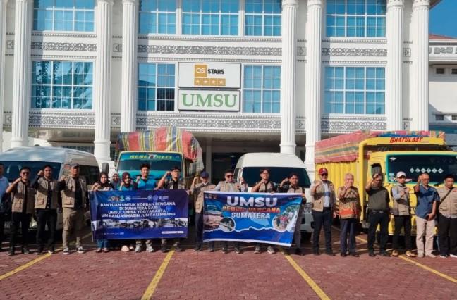 UMSU Salurkan Bantuan untuk Korban Banjir dan Longsor Aceh Tamiang
