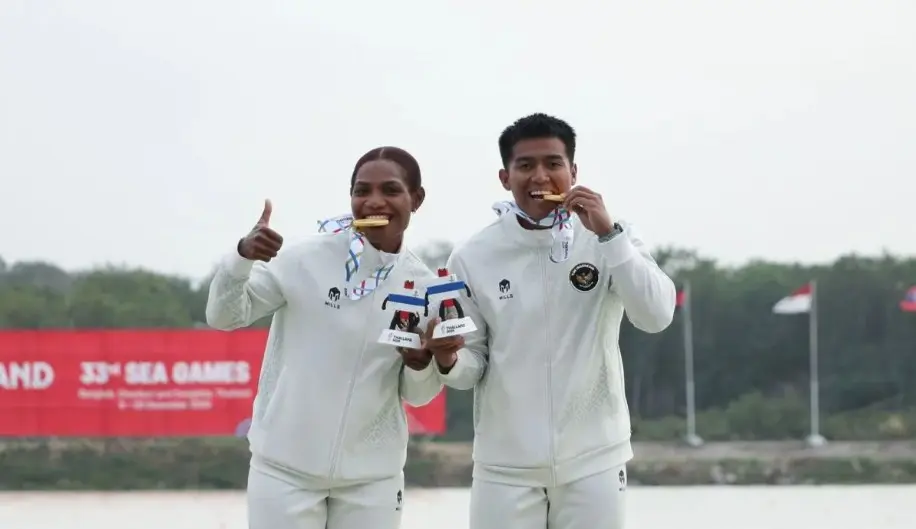 Stevani-Subhi Sumbang Emas Kedua untuk Tim Kano Indonesia di SEA Games 2025, Strategi Start Jadi Kunci Kemenangan