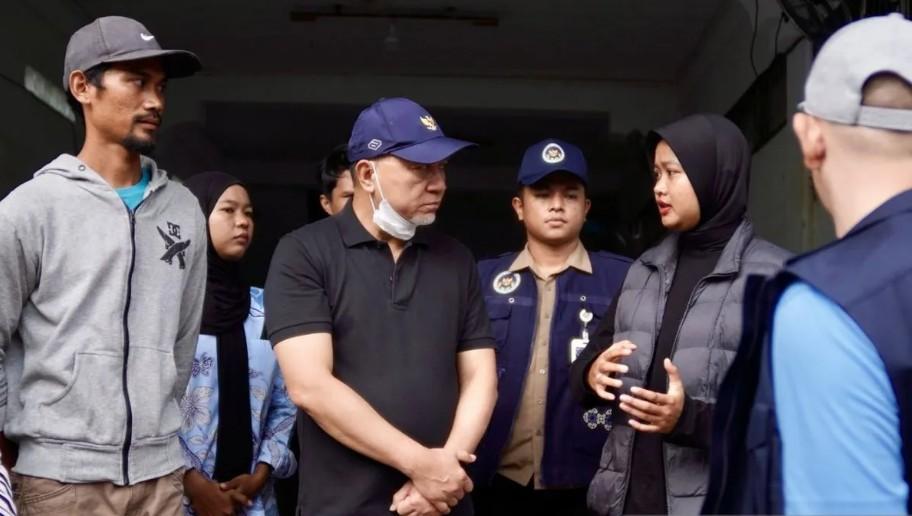 Zulkifli Hasan Tinjau Pengungsian Banjir dan Longsor di Aceh, Pastikan Pemulihan Berjalan Maksimal