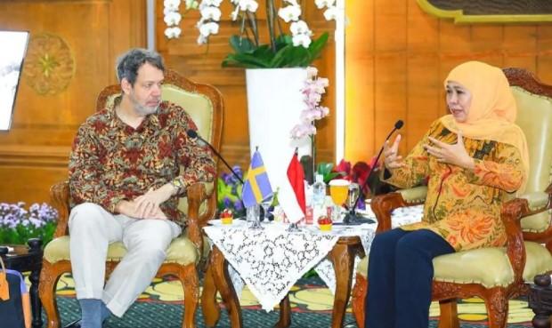 Pemprov Jatim dan Swedia Perkuat Kerja Sama Transportasi Publik dan Pendidikan