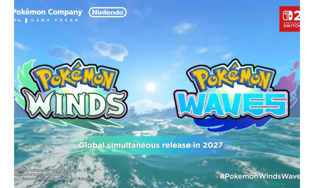 Gim Pokémon Winds dan Pokémon Waves Dijadwalkan Rilis untuk Switch 2 pada 2027