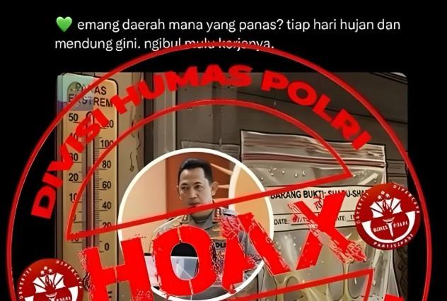 Polri Tegaskan Narasi Sabu 30 Kilogram Meleleh karena Cuaca Panas Adalah Hoaks