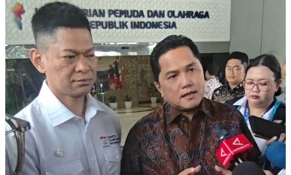 Erick Thohir Galang Dukungan Swasta untuk Dorong Kemajuan Olahraga Nasional