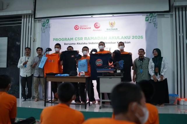 Baznas dan Akulaku Latih Anak Binaan LPKA Jakarta Keterampilan Sablon untuk Bekal Kerja