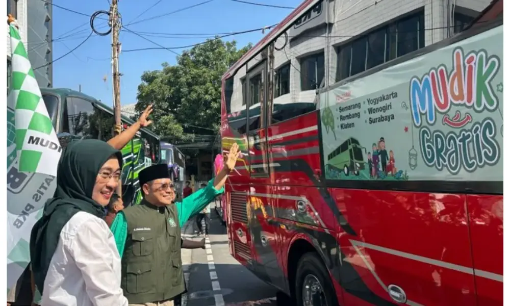 Cak Imin Lepas 1.200 Peserta Mudik Gratis PKB Menuju Sejumlah Kota di Pulau Jawa