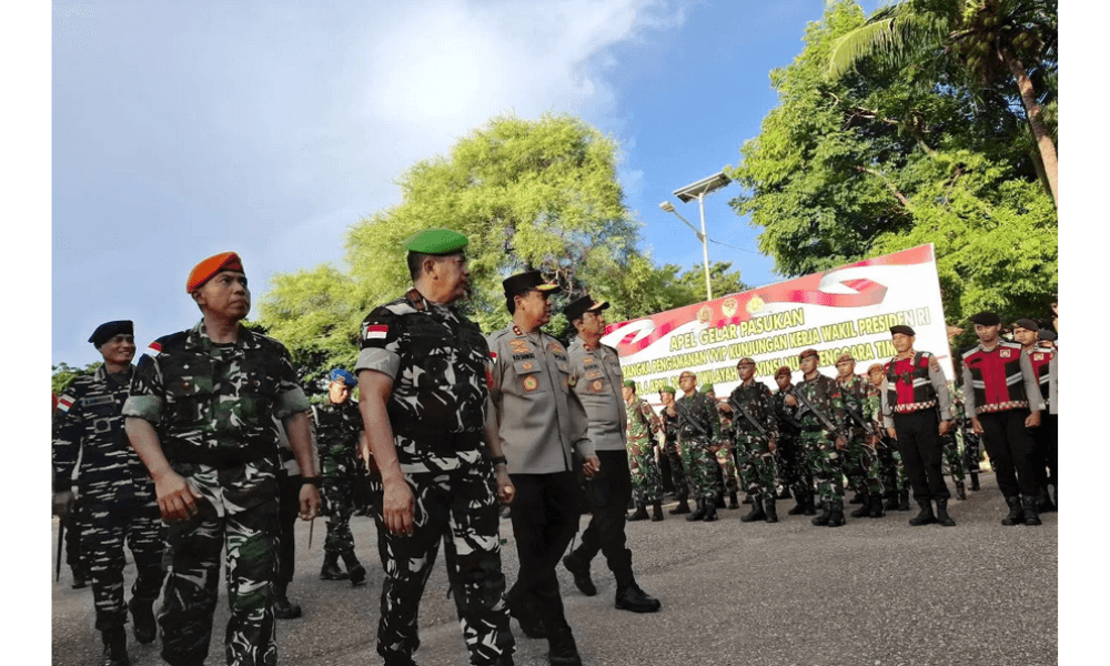 1.500 Personel TNI-Polri Amankan Kunjungan Wapres Gibran di Kupang Jelang Pawai Paskah