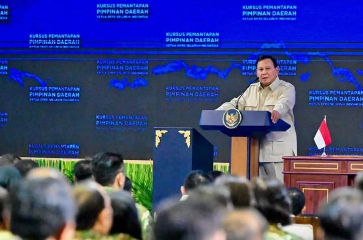 Presiden Prabowo Sebut Ketua DPRD sebagai Patriot yang Berorientasi pada Kepentingan Rakyat