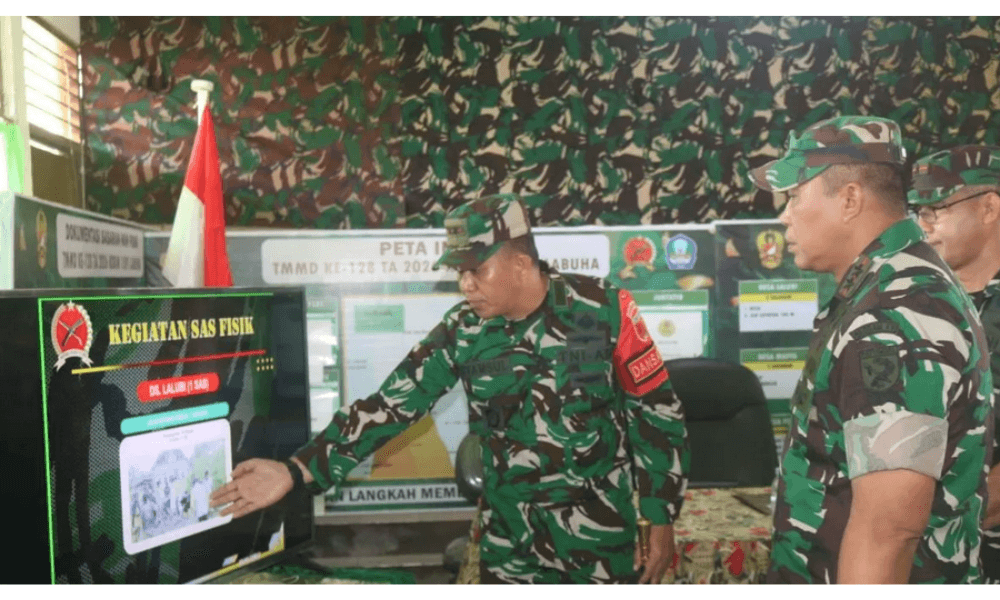 Kodam XV Pattimura Genjot TMMD ke-128 di Gane Timur untuk Percepat Pembangunan Desa