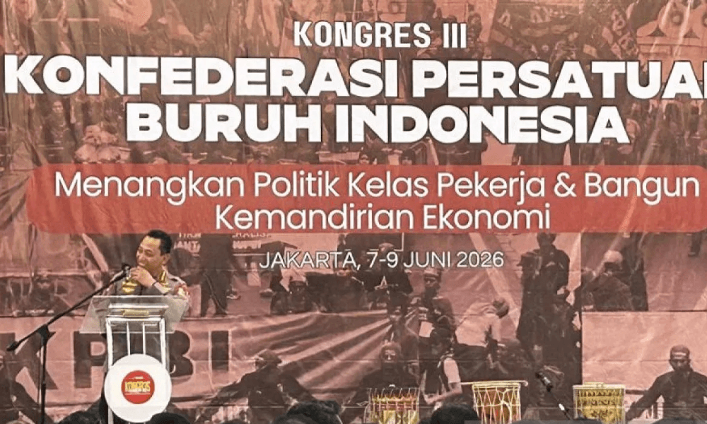 Kapolri Ingin Jadi Aktivis Setelah Pensiun, Candaan Sigit Disambut Meriah Buruh