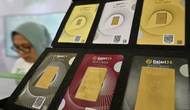 Harga Emas Galeri24, Antam, dan UBS di Pegadaian Serempak Naik pada Sabtu