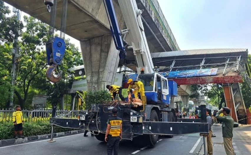 Pemprov DKI Siapkan Dana Rp5–6 Miliar untuk Bangun Kembali JPO Tendean Lewat Skema KLB