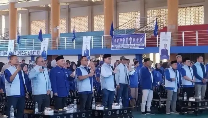 PAN NTB Kukuhkan 1.500 Relawan untuk Perkuat Konsolidasi Menuju Pemilu 2029
