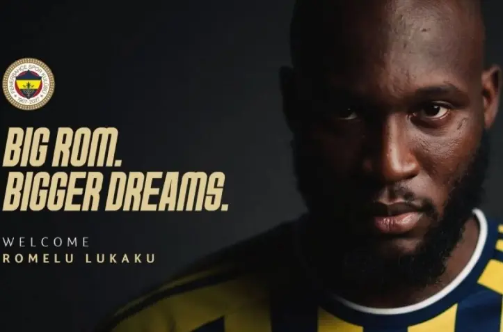 Romelu Lukaku Resmi Bergabung dengan Fenerbahce setelah Tinggalkan Napoli