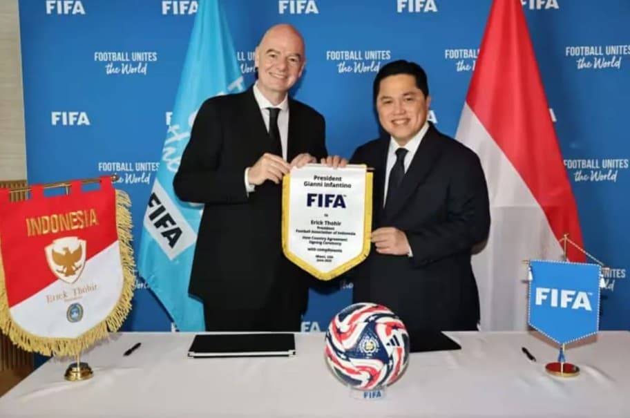 Erick Thohir Sebut Dukungan FIFA Forward Memperkuat Fondasi Sepak Bola Indonesia