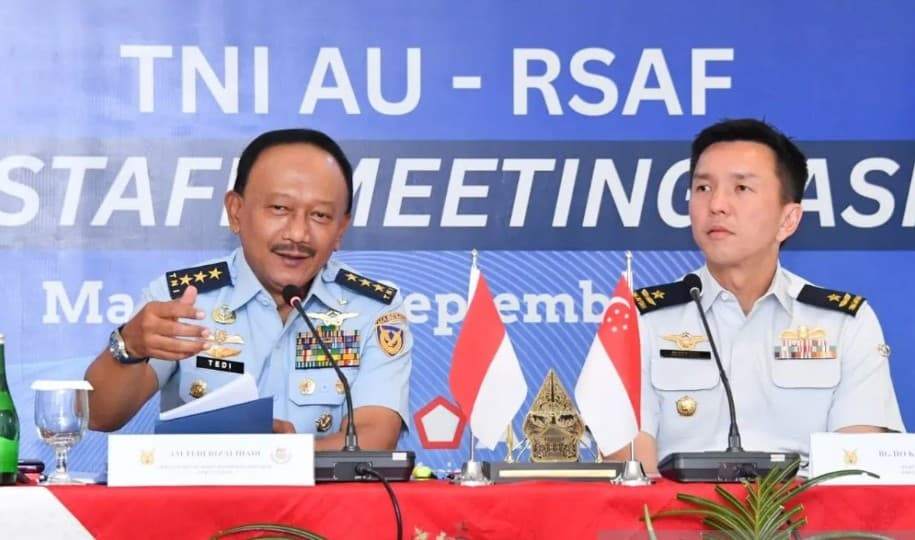 TNI AU dan Angkatan Udara Singapura Perkuat Kerja Sama Militer lewat ASM ke-20
