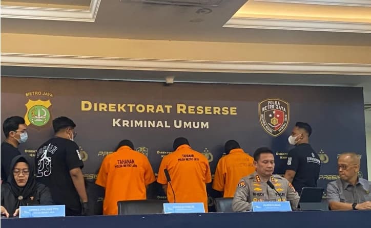 Polisi Tetapkan Tiga Tersangka dalam Kasus Tewasnya Pedagang Cermin di Pejompongan