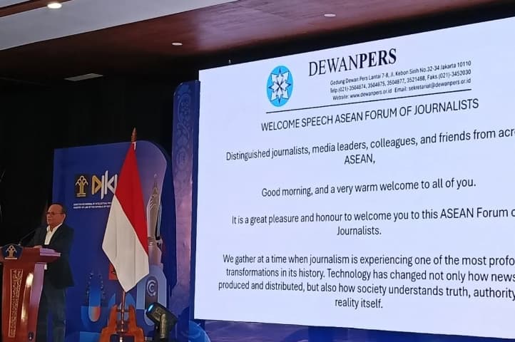 Dewan Pers Dorong Solidaritas Jurnalis ASEAN Hadapi Dominasi Platform Digital dan AI, Soroti Perlindungan Hak Cipta Karya Jur