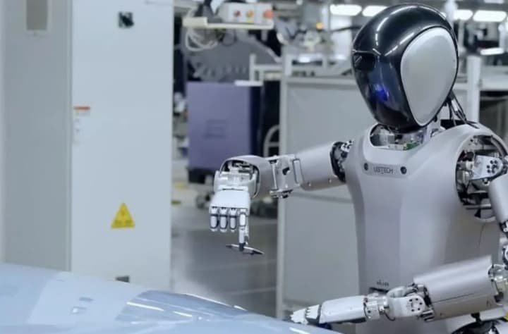 BYD Ungkap Desain Robot Humanoid Berbasis AI, Dirancang Bisa Berjalan dan Berinteraksi dengan Manusia