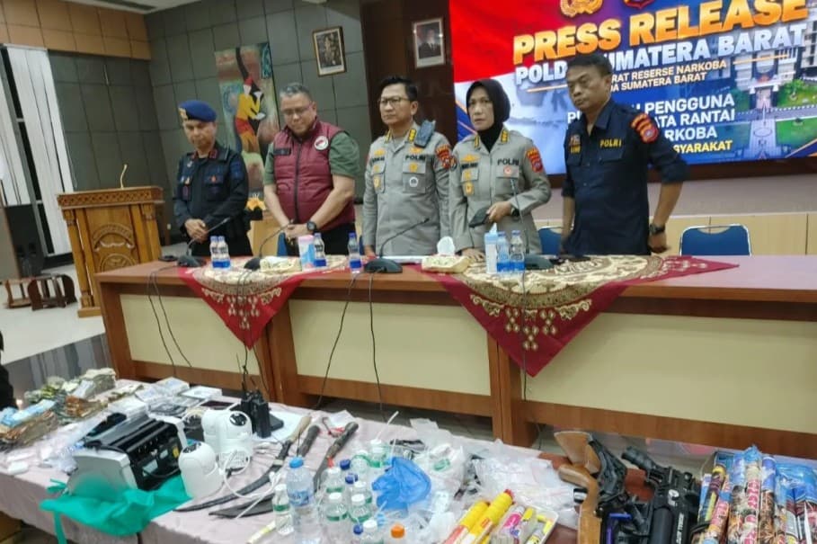 Polda Sumbar Selidiki Dugaan Jaringan Narkoba Internasional di Pasar Gaung Padang