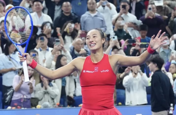 Zheng Qinwen Cetak Sejarah Jadi Petenis China Pertama yang Juara China Open 2026 Usai Kalahkan Mirra Andreeva