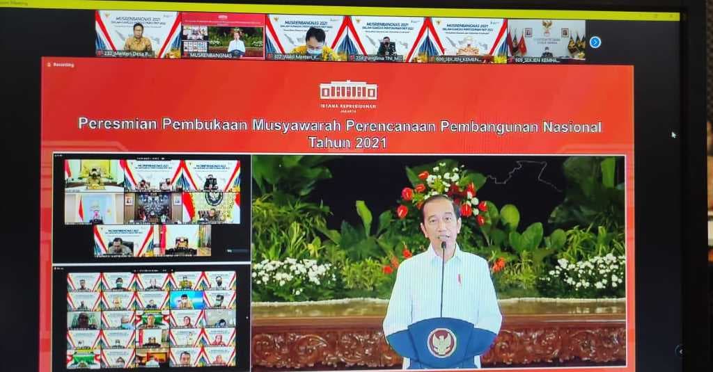 Gus Menteri Hadiri Pembukaan Musrenbangnas 2021