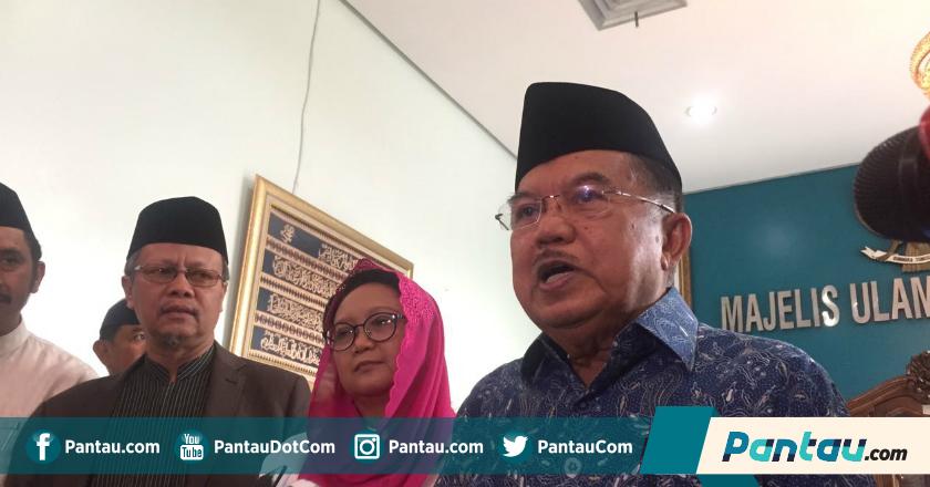 Sambangi Kantor MUI, Jusuf Kalla Bahas Pertemuan Ulama Tiga Negara