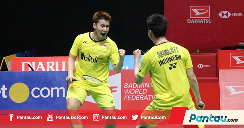 Kandaskan Wakil Taiwan, Marcus/Kevin Lolos ke Semifinal All England 2018