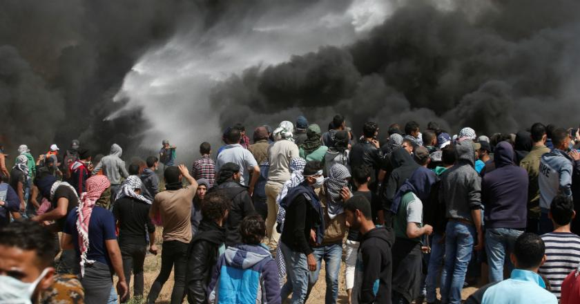 20.000 Warga Palestina Demonstrasi di Sepanjang Jalur Gaza