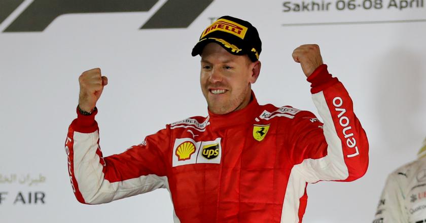 Kalahkan Duo Mercedes, Vettel Juara GP Bahrain